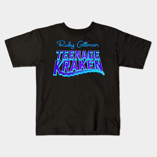 Teenage Kraken Kids T-Shirt by Scud"